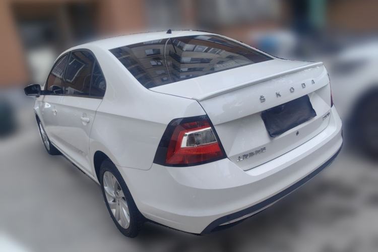 Used Skoda Rapid 2019 1.5L Automatic Comfort Edition China VI Standard Rear Left 45 Deg