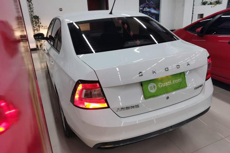 Used Skoda Rapid 2019 1.5L Automatic Comfort Edition China V Standard Rear Left 45 Deg