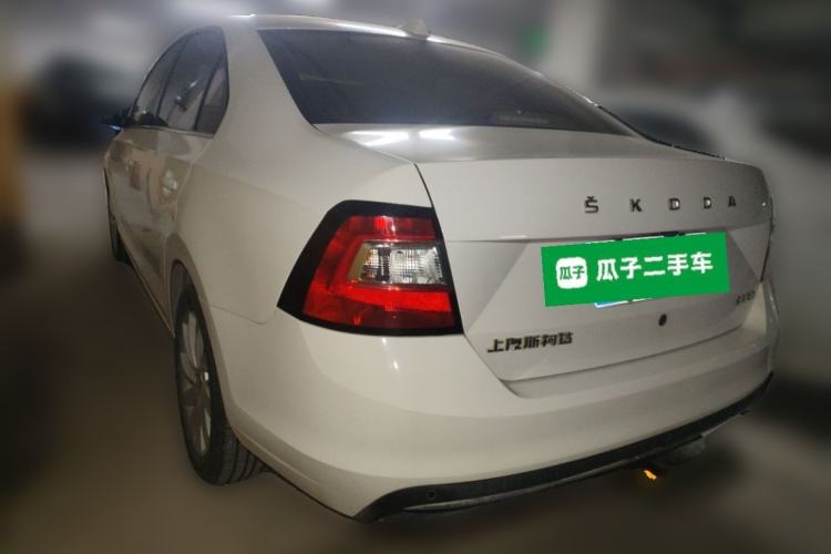 Used Skoda Rapid 2019 1.5L Automatic Comfort Edition China VI Standard Rear Left 45 Deg
