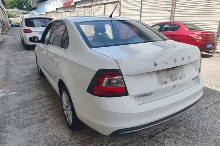 Used Skoda Rapid 2019 1.5L Automatic Comfort Edition China V Standard Rear Left 45 Deg