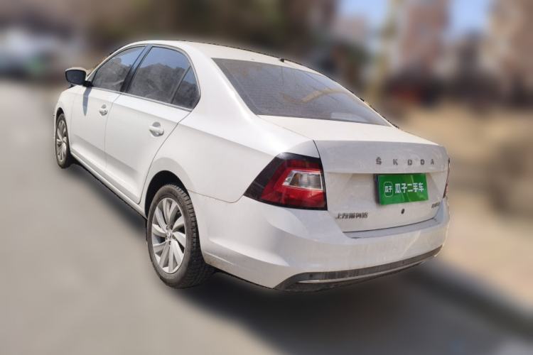 Used Skoda Rapid 2019 1.5L Automatic Comfort Edition China V Standard Rear Left 45 Deg