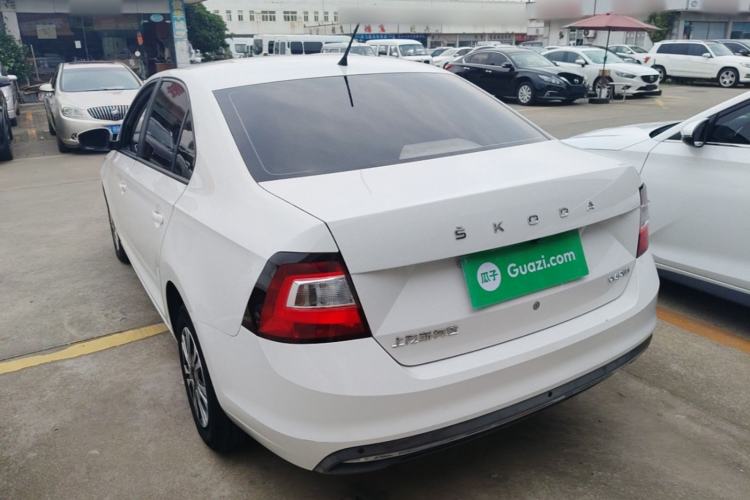 Used Skoda Rapid 2019 1.5L Automatic Standard Edition Rear Left 45 Deg