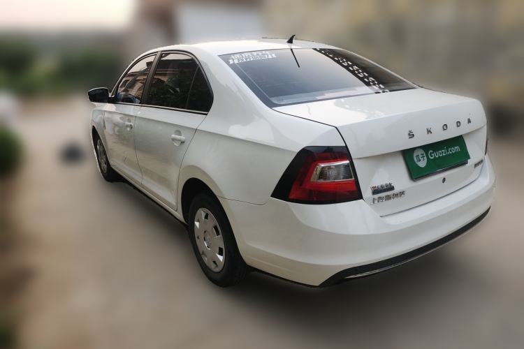 Used Skoda Rapid 2019 Revised Version 1.5L Manual Standard Edition China VI Rear Left 45 Deg