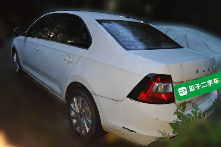 Used Skoda Rapid 2019 1.5L Automatic Comfort Edition China V Standard Rear Left 45 Deg