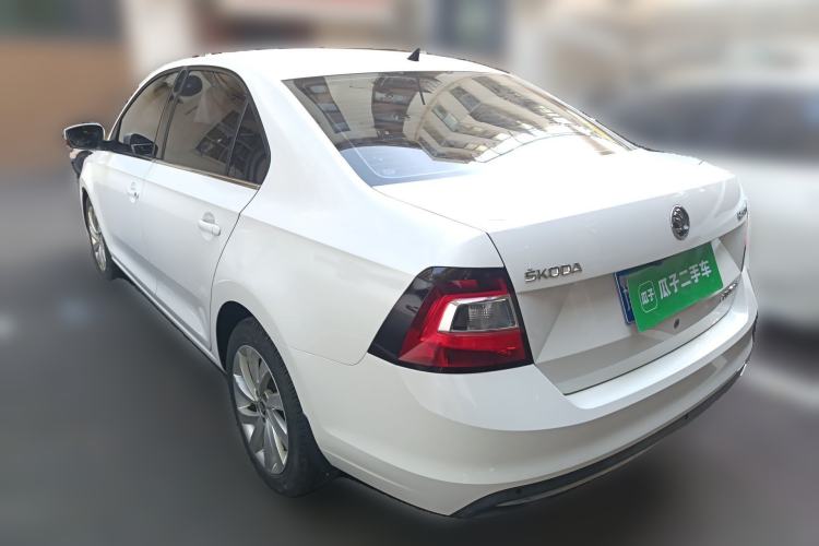 Used Skoda Rapid 2019 1.5L Automatic Comfort Edition China V Standard Rear Left 45 Deg