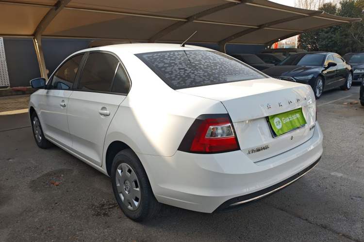 Used Skoda Rapid 2019 Revised Version 1.5L Automatic Standard Edition China VI Rear Left 45 Deg
