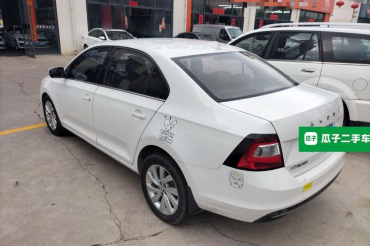 Used Skoda Rapid 2019 1.5L Automatic Comfort Edition China V Standard Rear Left 45 Deg