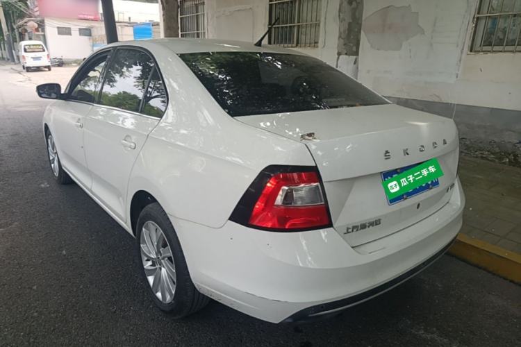 Used Skoda Rapid 2019 1.5L Automatic Comfort Edition China VI Standard Rear Left 45 Deg