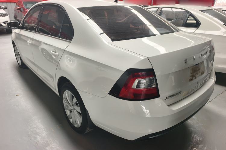 Used Skoda Rapid 2019 1.5L Automatic Comfort Edition China VI Standard Rear Left 45 Deg