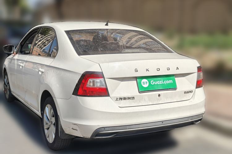 Used Skoda Rapid 2019 1.5L Manual Comfort Edition China VI Standard Rear Left 45 Deg