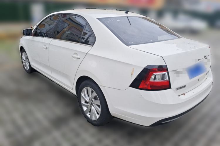 Used Skoda Rapid 2019 1.5L Automatic Comfort Edition China VI Standard Rear Left 45 Deg