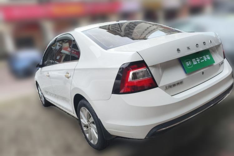 Used Skoda Rapid 2019 1.5L Automatic Comfort Edition China V Standard Rear Left 45 Deg