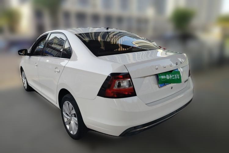 Used Skoda Rapid 2019 1.5L Automatic Comfort Edition China V Standard Rear Left 45 Deg