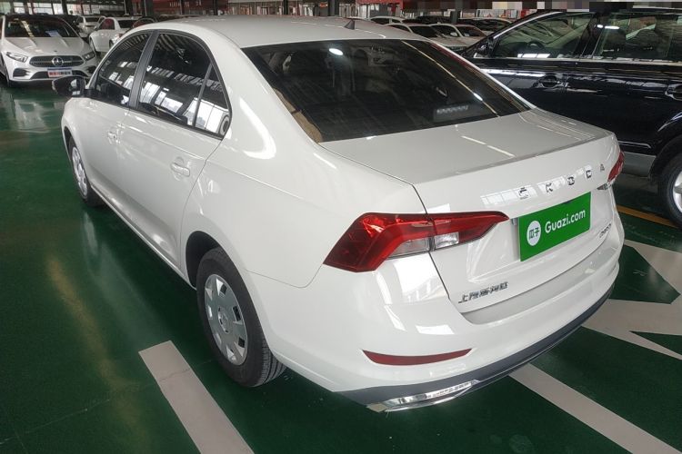 Used Skoda Rapid 2019 Revised Version 1.5L Manual Standard Edition China VI Rear Left 45 Deg