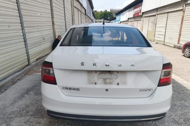 Used Skoda Rapid 2019 1.5L Automatic Comfort Edition China V Standard Rear