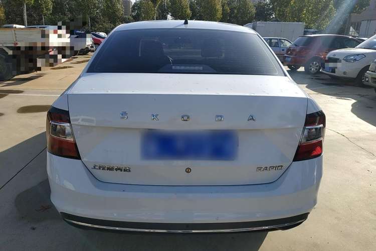 Used Skoda Rapid 2019 Revised Version 1.5L Manual Standard Edition China VI Rear