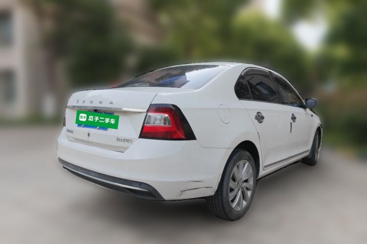 Used Skoda Rapid 2019 1.5L Automatic Comfort Edition China V Standard Rear Right 45 Deg