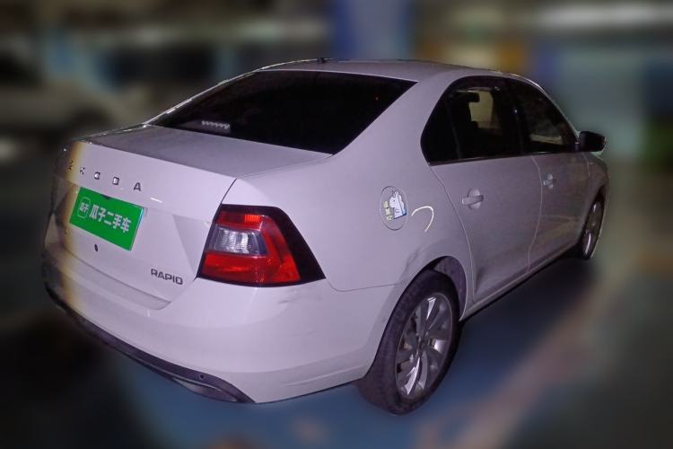 Used Skoda Rapid 2019 1.5L Automatic Comfort Edition China V Standard Rear Right 45 Deg