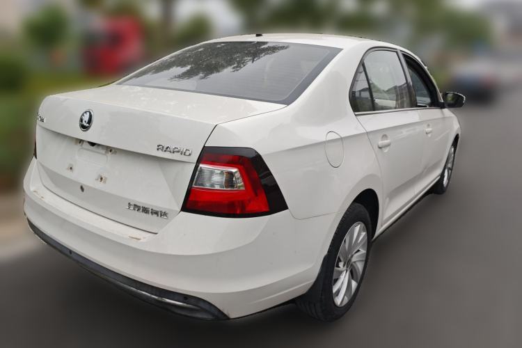Used Skoda Rapid 2019 1.5L Automatic Comfort Edition China VI Standard Rear Right 45 Deg