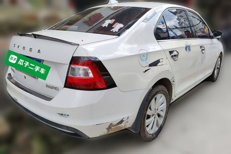Used Skoda Rapid 2019 1.5L Automatic Comfort Edition China V Standard Rear Right 45 Deg