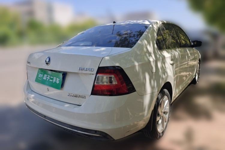 Used Skoda Rapid 2019 1.5L Automatic Comfort Edition China V Standard Rear Right 45 Deg