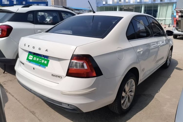 Used Skoda Rapid 2019 1.5L Automatic Comfort Edition China VI Standard Rear Right 45 Deg