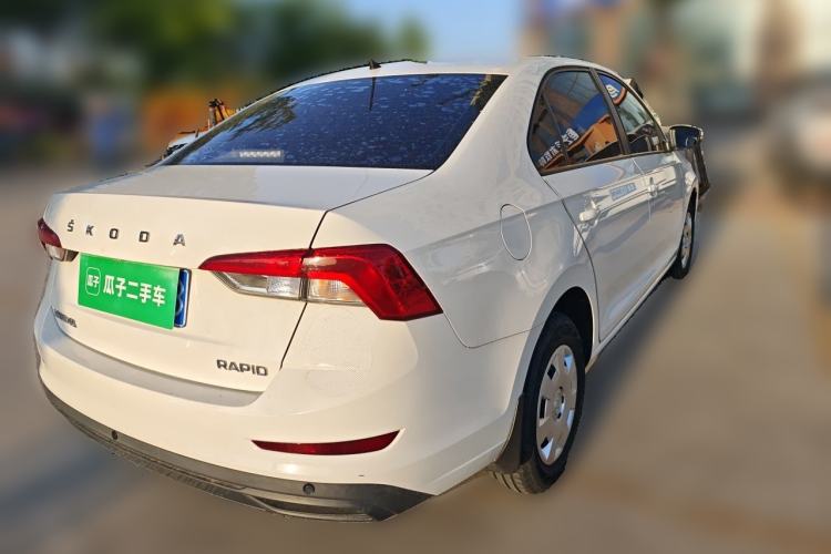 Used Skoda Rapid 2019 Revised Version 1.5L Manual Standard Edition China VI Rear Right 45 Deg