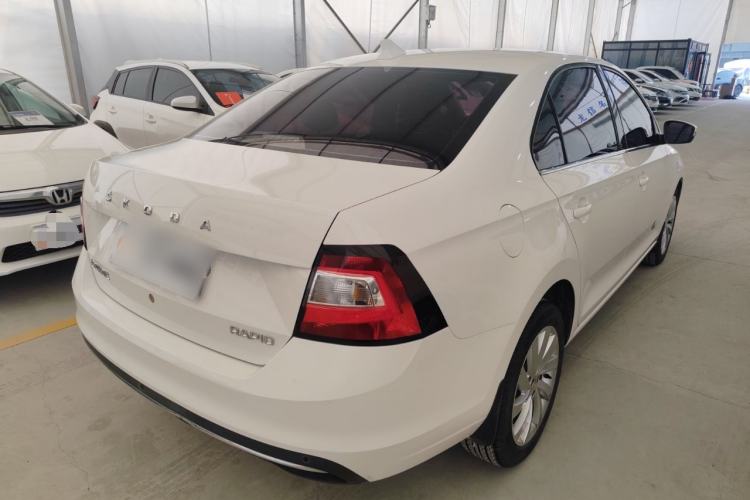 Used Skoda Rapid 2019 1.5L Automatic Comfort Edition China VI Standard Rear Right 45 Deg