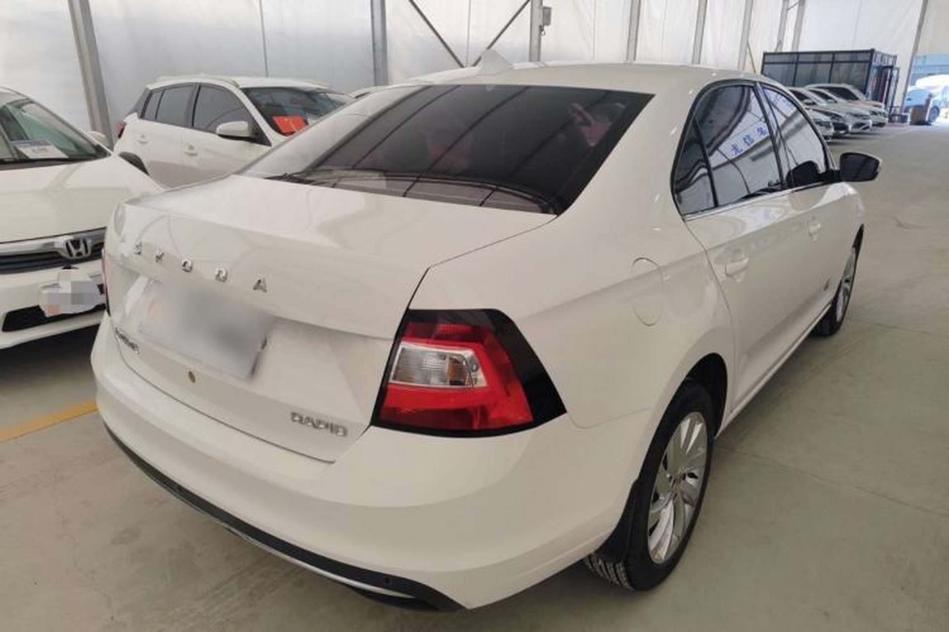 Used Skoda Rapid 2019 1.5L Automatic Comfort Edition China VI Standard Rear Right 45 Deg