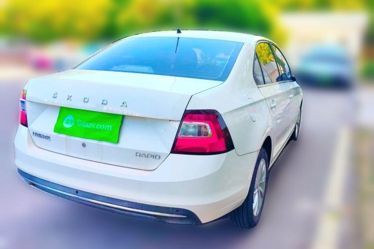 Used Skoda Rapid 2019 1.5L Automatic Comfort Edition China V Standard Rear Right 45 Deg