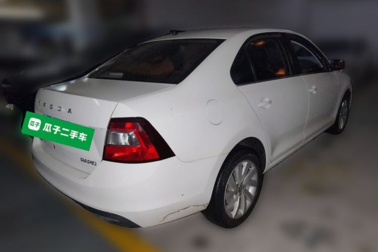 Used Skoda Rapid 2019 1.5L Manual Comfort Edition China VI Standard Rear Right 45 Deg