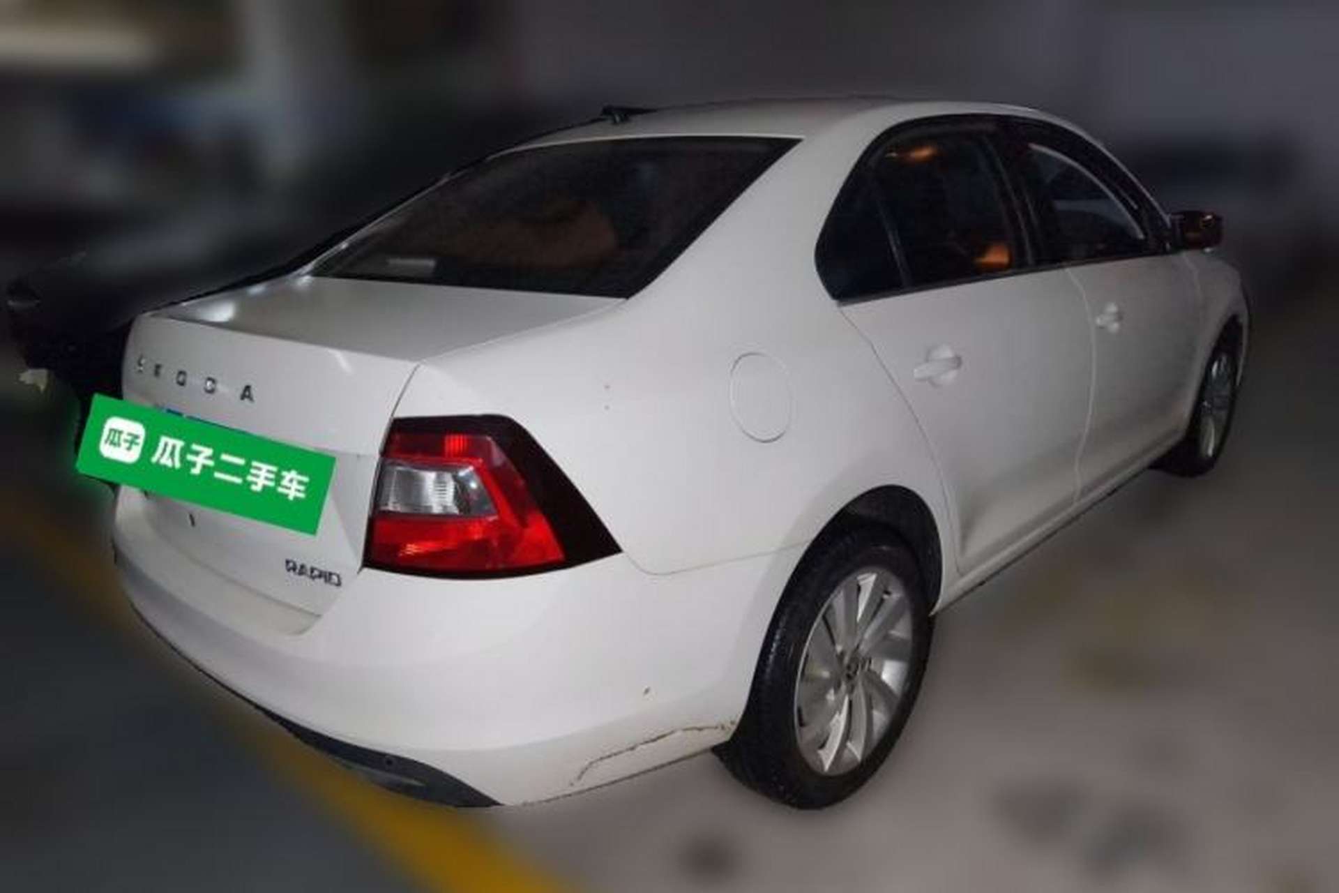 Used Skoda Rapid 2019 1.5L Manual Comfort Edition China VI Standard Rear Right 45 Deg