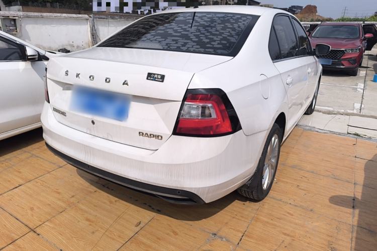 Used Skoda Rapid 2019 1.5L Automatic Comfort Edition China V Standard Rear Right 45 Deg
