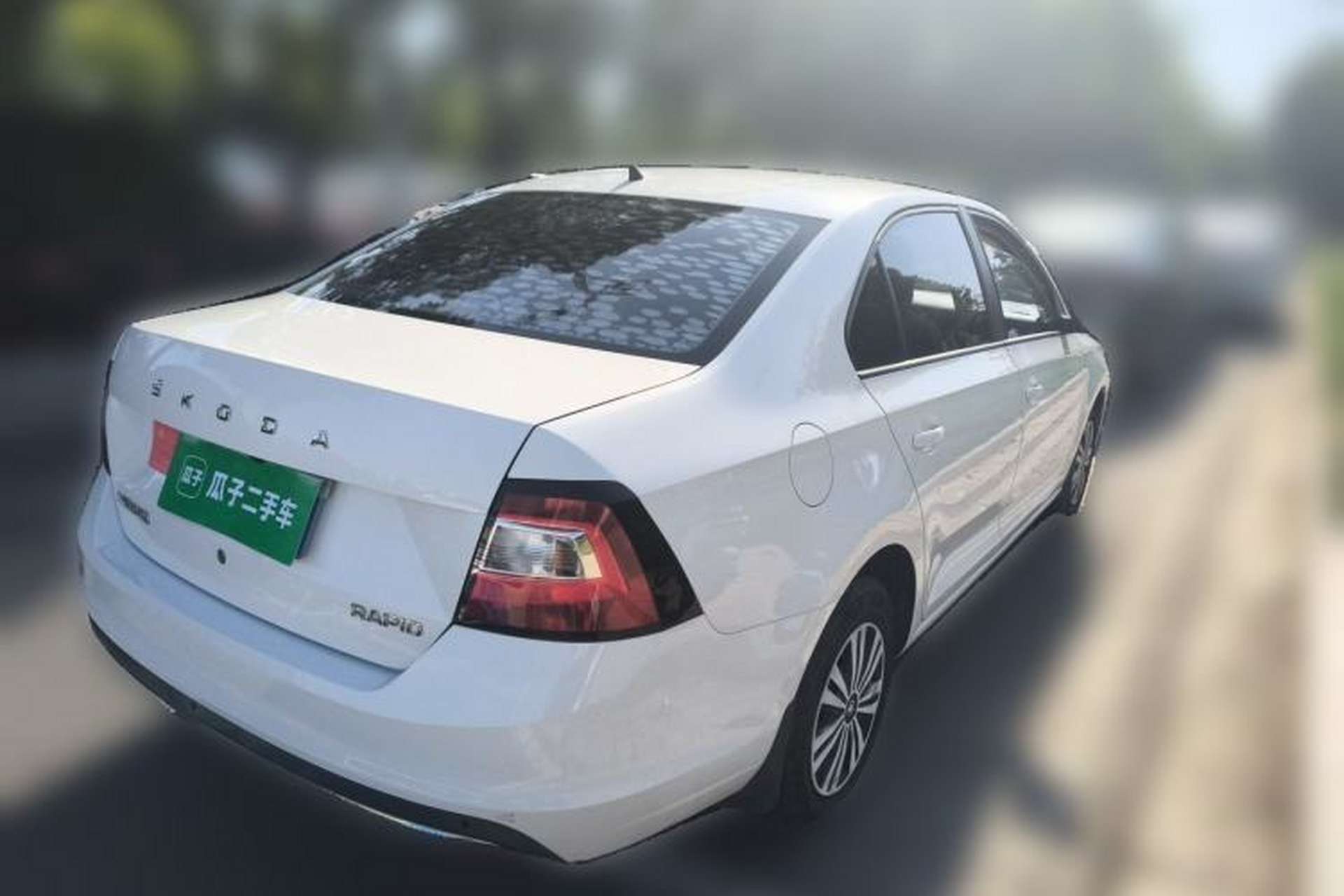 Used Skoda Rapid 2019 Revised Version 1.5L Manual Standard Edition China VI Rear Right 45 Deg