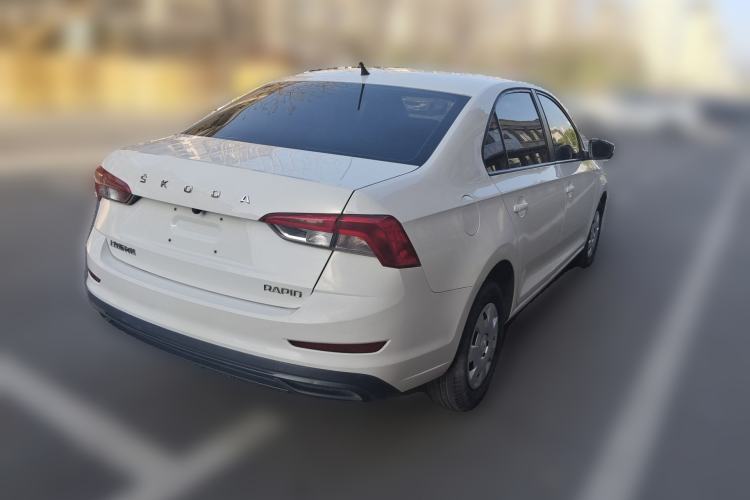 Used Skoda Rapid 2019 Revised Version 1.5L Automatic Standard Edition China VI Rear Right 45 Deg