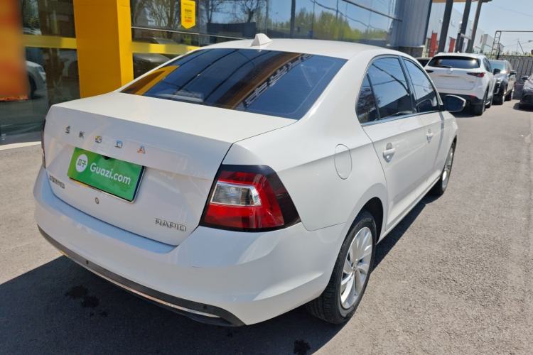 Used Skoda Rapid 2019 1.5L Automatic Comfort Edition China V Standard Rear Right 45 Deg