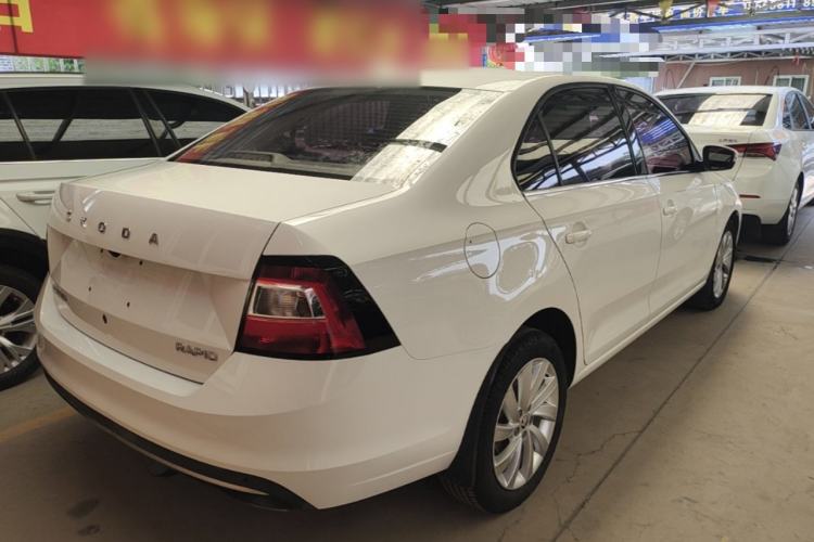 Used Skoda Rapid 2019 1.5L Automatic Comfort Edition China V Standard Rear Right 45 Deg