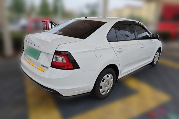 Used Skoda Rapid 2019 Revised Version 1.5L Manual Standard Edition China VI Rear Right 45 Deg