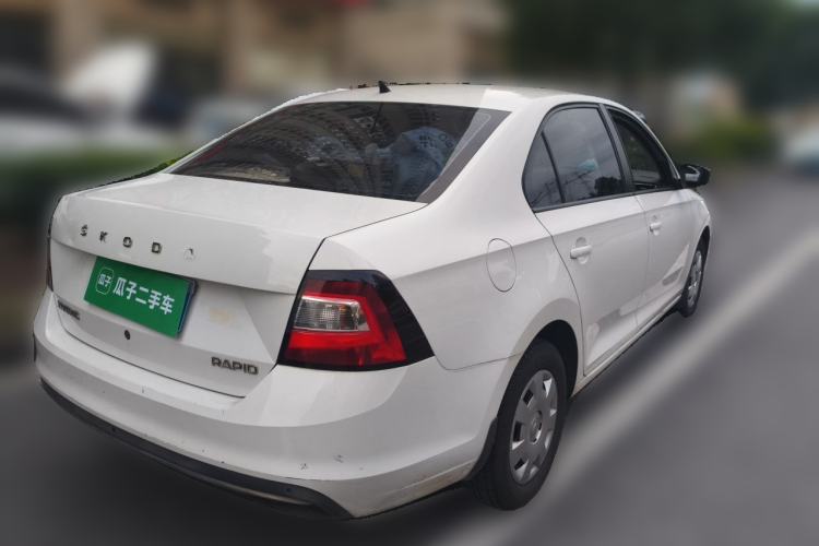 Used Skoda Rapid 2019 1.5L Manual Standard Edition Rear Right 45 Deg
