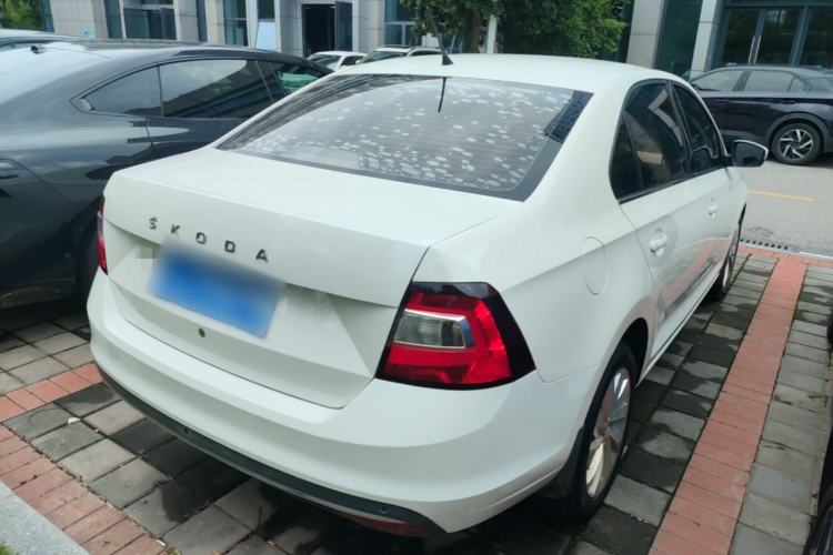 Used Skoda Rapid 2019 1.5L Automatic Comfort Edition China V Standard Rear Right 45 Deg