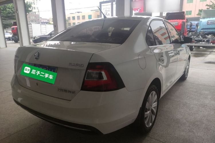 Used Skoda Rapid 2019 1.5L Manual Comfort Edition China V Standard Rear Right 45 Deg