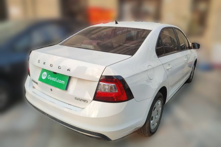 Used Skoda Rapid 2019 Revised Version 1.5L Automatic Standard Edition China VI Rear Right 45 Deg