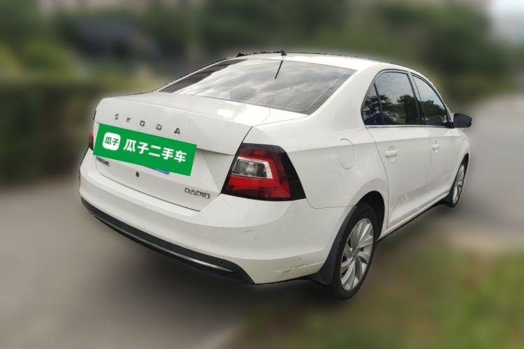 Used Skoda Rapid 2019 1.5L Manual Comfort Edition China VI Standard Rear Right 45 Deg