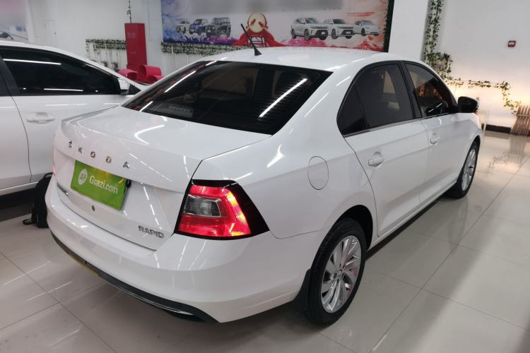 Used Skoda Rapid 2019 1.5L Automatic Comfort Edition China V Standard Rear Right 45 Deg
