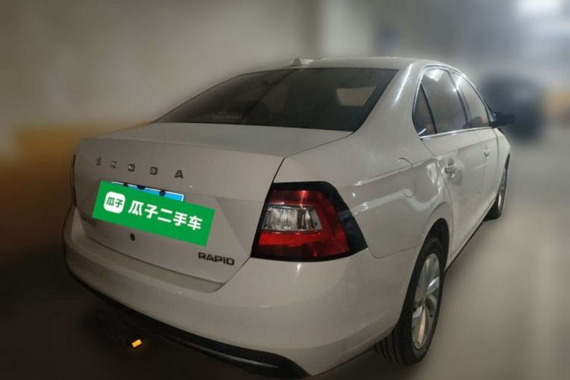 Used Skoda Rapid 2019 1.5L Automatic Comfort Edition China VI Standard Rear Right 45 Deg