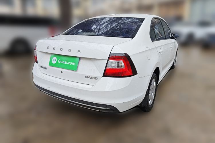 Used Skoda Rapid 2019 1.5L Manual Standard Edition Rear Right 45 Deg