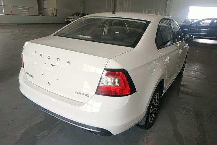 Used Skoda Rapid 2019 Revised Version 1.5L Automatic Standard Edition China VI Rear Right 45 Deg