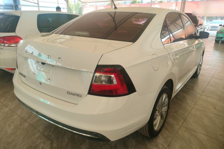 Used Skoda Rapid 2019 1.5L Automatic Comfort Edition China V Standard Rear Right 45 Deg
