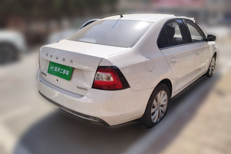 Used Skoda Rapid 2019 1.5L Automatic Comfort Edition China V Standard Rear Right 45 Deg