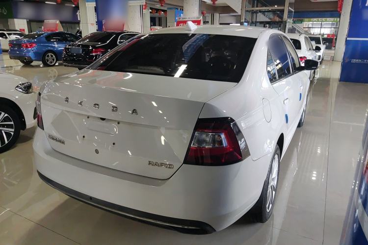 Used Skoda Rapid 2019 1.5L Automatic Comfort Edition China V Standard Rear Right 45 Deg